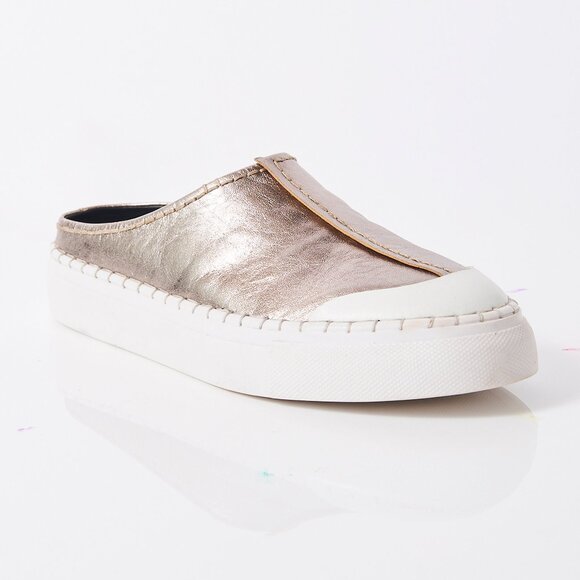 Metallic Slip-On Sneakers - Picture 4 of 10